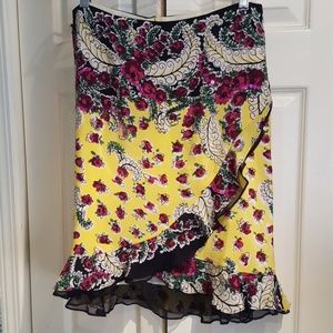 Stunning Vintage Retro Handkerchief Print Skirt